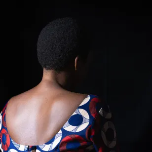 Brigitte, sobreviviente de violencia sexual en la RDC.