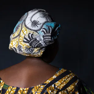 Neema, sobreviviente de violencia sexual en la RDC.