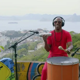 Músicos participantes en el proyecto del CICR con Playing for Change.