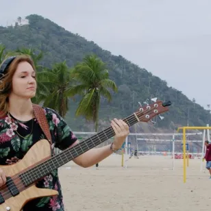 Músicos participantes en el proyecto del CICR con Playing for Change.
