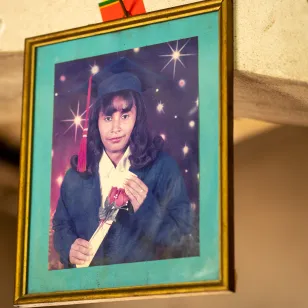 Un retrato de Wendy Manueles. 