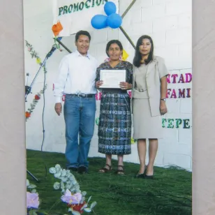 Fotografía de la familia de Paula Martín 