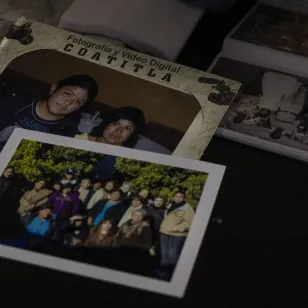Fotografías  de la familia de María Demetria y Gersaín 