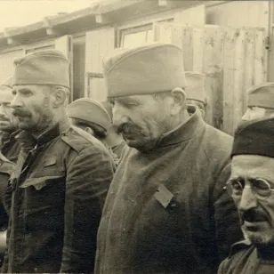 War 1939-1945. Germany, Dortmund, Stalag VI D. Serbian prisoners of war.