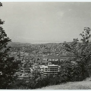 Korean War 1950-1953. Seoul. General view of the city. 80% of the buildings are out of use.
