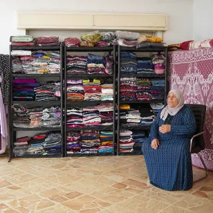 A room filled with clothes