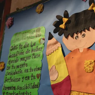 Letrero de autocuidado. 