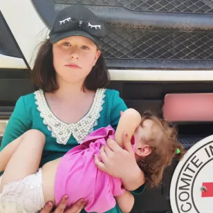 Nadezhda's daughters, Angelina and Vera