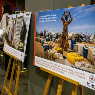 Mini Photo exhibition on display at the seminar 