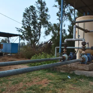 ICRC IRCS RO Water Station south Iraq.