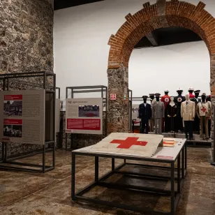 Primera sala del Museo Nacional de la Cruz Roja 