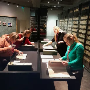 National Societies visit Central Tracing Agency Bureau