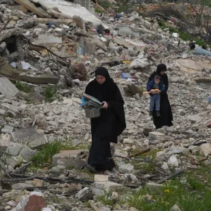 Displaced people Southern Lebanon 2025