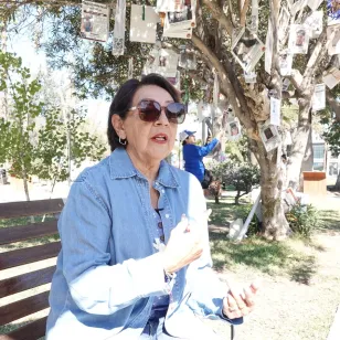 Teresa Figueroa Chacón, integrante del colectivo Armadillos Rastreadores Ensenada