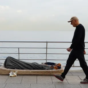 In the first few days of the escalation, people fled their homes to find refuge in shelters and on the streets.