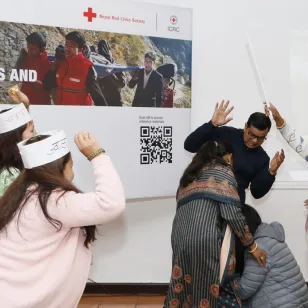 Group exercise in progress