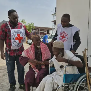 73 years old Baba Garba Usman reunited with his family in Gilsume Community, Bursari LGA, Yobe State