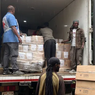 Distribution of medical supplies to health facilities in conflict-affected areas of Tigray region. The health facilities include Maychew, Mehoni, Alamata hospitals and Chercher Health Center.