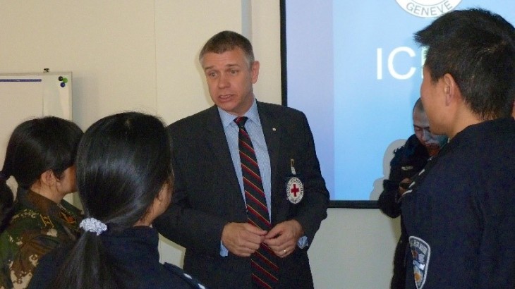 红十字国际委员会应邀参与中国维和警察培训