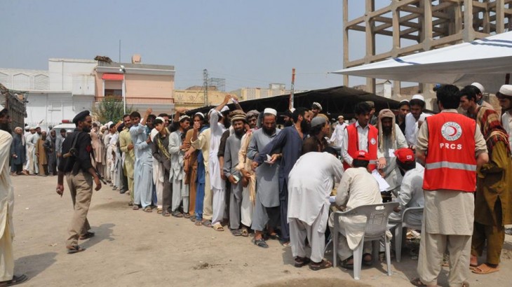 Pakistan: Red Crescent doubles assistance to the displaced from North Waziristan