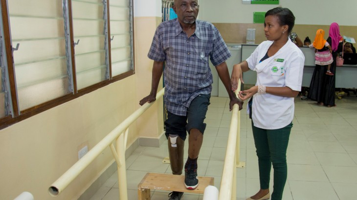 Tanzânia: um passo mais na reabilitação física