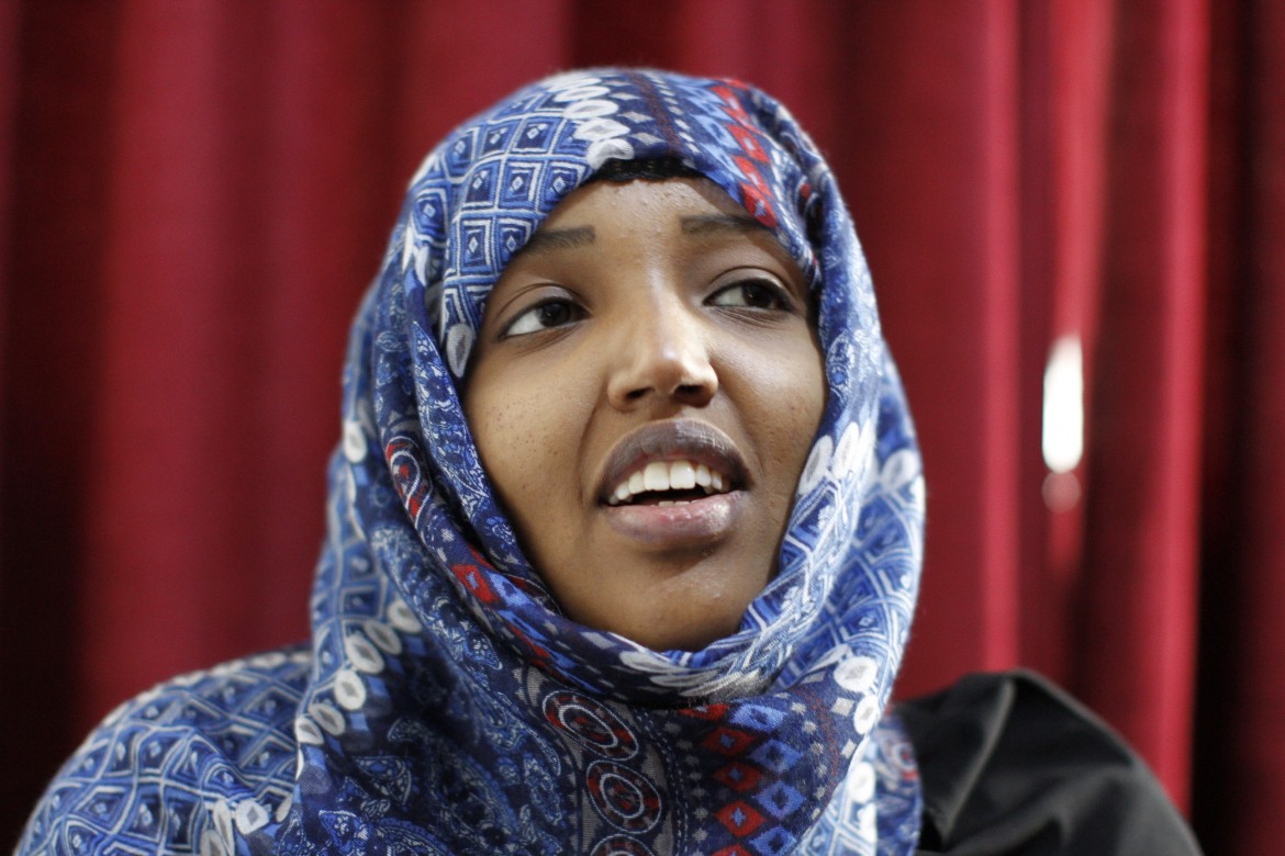 Hamda, 20, originalmente da Somália.
