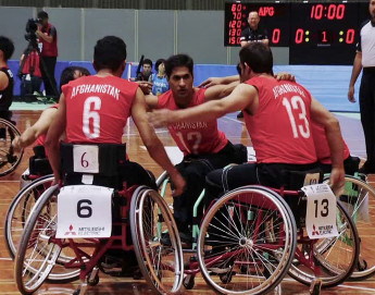 Afghanistan: Die nationale Rollstuhlbasketballmannschaft tritt in Japan an.
