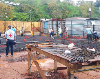 ACNUR y CICR construyen un albergue para personas migrantes, refugiadas y solicitantes de asilo en Coatzacoalcos