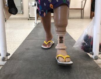Myanmar: Landmine victim looks forward to getting life back on track with her prosthetic leg