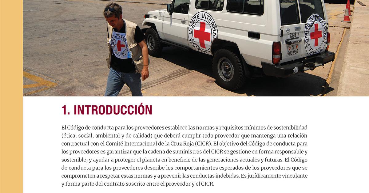 Codigo De Conducta Cruz Roja Mexicana