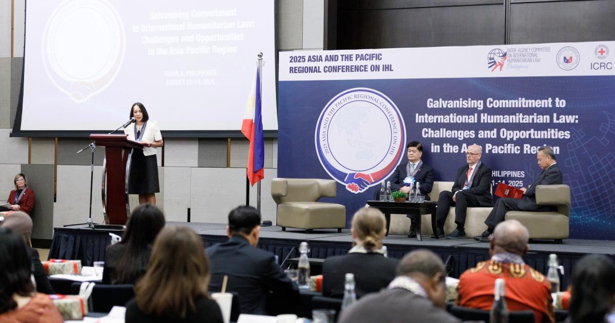 Philippines: States in Asia Pacific region commit to greater support for rules of war during regional conference