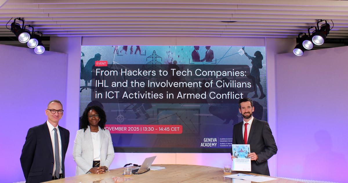 From Hackers to Tech Companies: IHL and the involvement of civilians in ICT activities in armed conflict