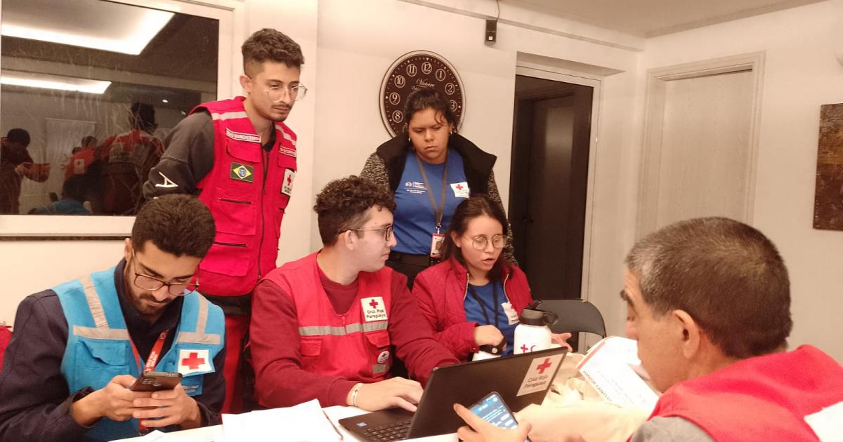 Red Cross promotes the training of first aid teams for sensitive and