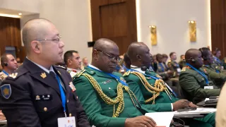 Military officers participate in Senior Workshop on International Rules governing Military Operations (SWIRMO). ICRC