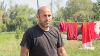 Anar, is a mine victim. Two of Anar's brothers in front of  his young nephew were killed by an explosion when they unknowingly went into a mine-contaminated area. When Anar and his father rushed to help, a second explosion severely injured Anar and he lost a leg.