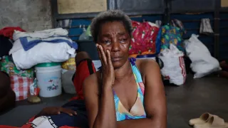 Rose-Marie, déplacée, elle décrit les conditions de vie éprouvantes 