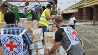Icrc provides urgent medical aid and visits detainees