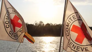 Bandera Comité Internacional de la Cruz Roja  