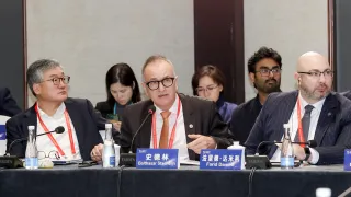 Balthasar Staehelin at International Rules in Cyberspace Forum, 2025 World Internet Conference Wuzhen Summit, 9 November 2025.