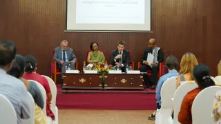 The ICRC, in collaboration with the Bandaranaike International Diplomatic Training Institute (BIDTI), organized a panel discussion titled “A call to preserve humanity in war: the initiative towards making IHL a global priority” in July 2025, in Colombo. 