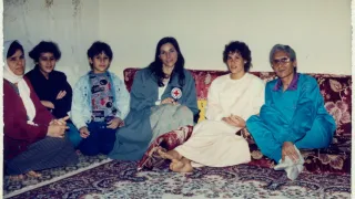 visit by the ICRC delegate in the 1990 for a Libyan family