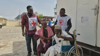 73 years old Baba Garba Usman reunited with his family in Gilsume Community, Bursari LGA, Yobe State