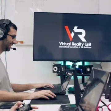 ICRC virtual reality unit
