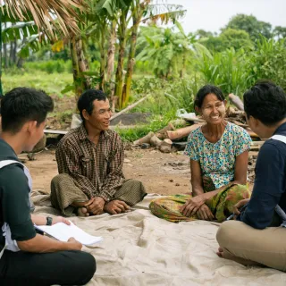 Khin Maung Yin, a 59-year-old farmer from Myanmar, recounts how his family’s agricultural livelihood was severely disrupted by the March 2025 earthquake. 