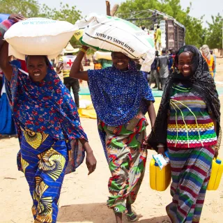In response to malnutrition affecting populations in Kolofata (Far North) impacted by the armed conflict, 1,295 people received food aid.