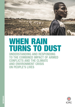Quand la pluie devient poussière – Comprendre et atténuer les effets conjugués des conflits armés et de la crise climatique et environnementale sur la vie quotidienne des personnes touchées