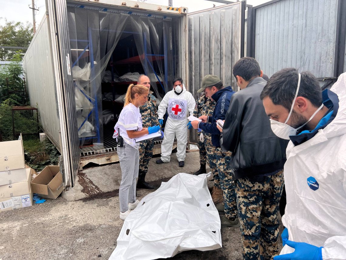 Preparations are made to transport human remains from Karabakh