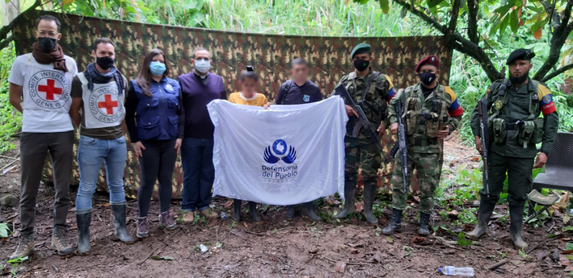 Colombia: liberación de dos civiles en Norte de Santander