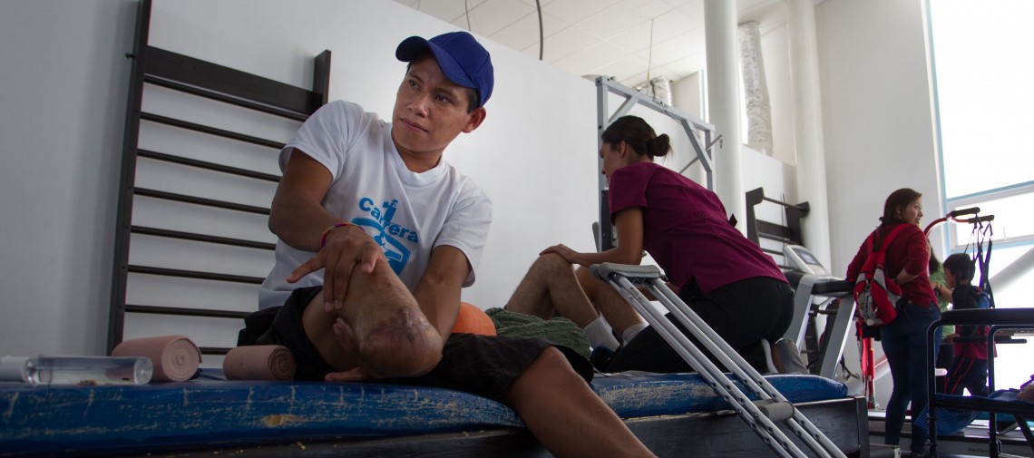 México y América Central: programa de rehabilitación física