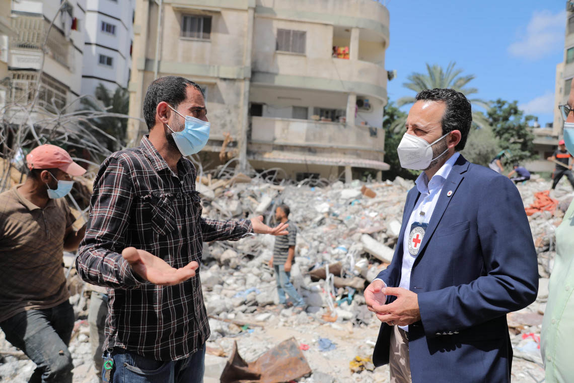 A statement from Robert Mardini, the director-general of the International Committee of the Red Cross, after his visit to Israel and occupied Palestinian territory this week